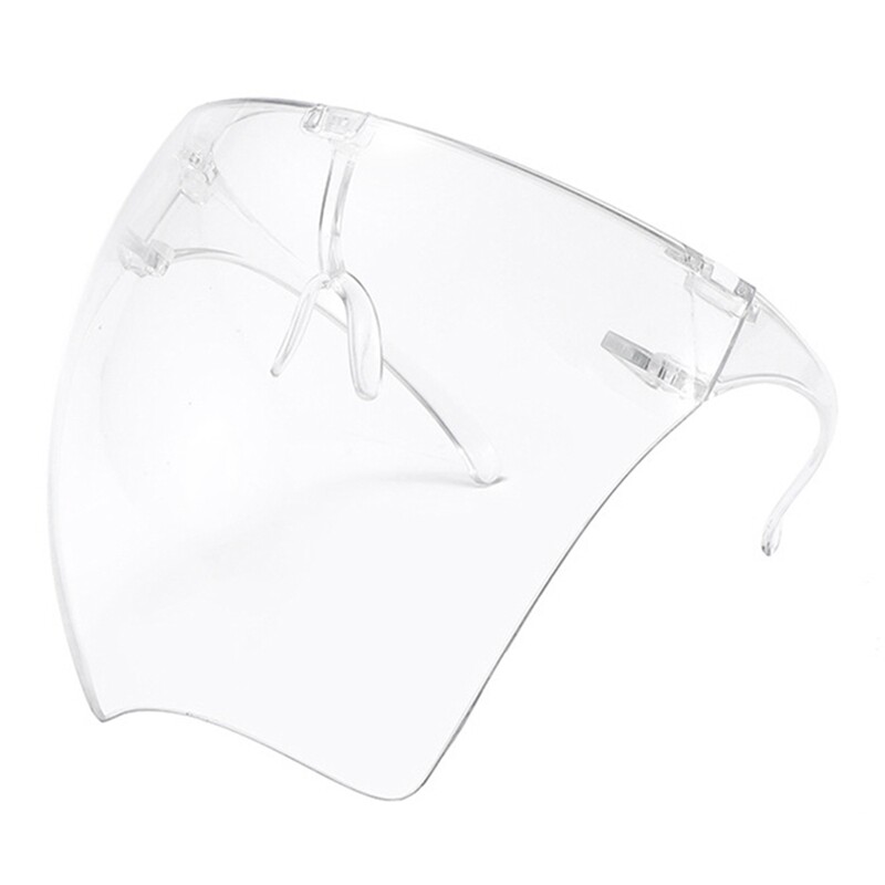Face Shield for Oculos Acrylico Oversized Mask Facial Protector for Oculos Escoluros /Cycling Culoos De Second One Adult